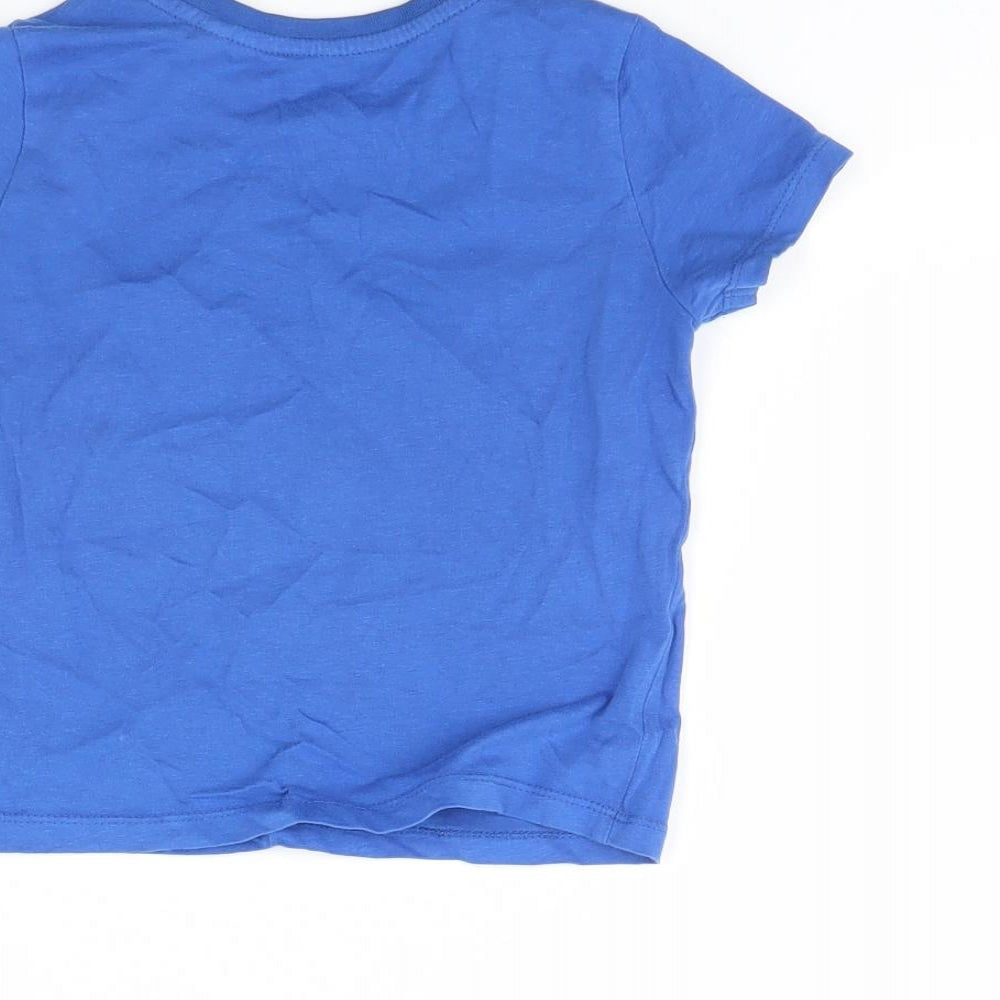 Primark Baby Blue   Basic T-Shirt Size 18-24 Months  - good vibes