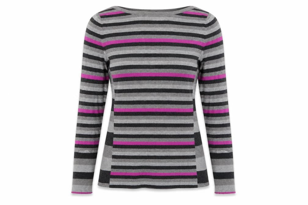 Marks & Spencer Womens Multicoloured Striped  Pullover Jumper Size 8