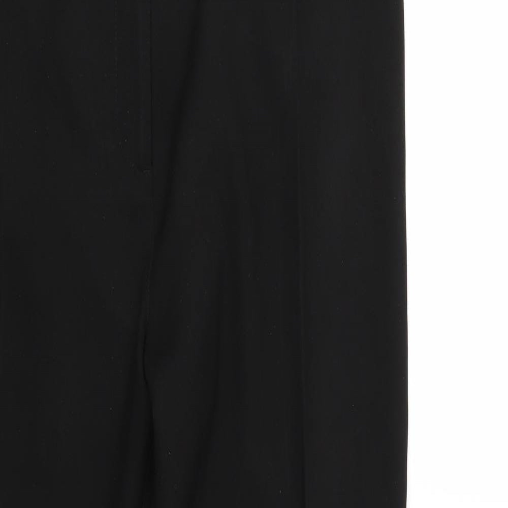 Papaya Womens Black   Trousers  Size 14 L26 in