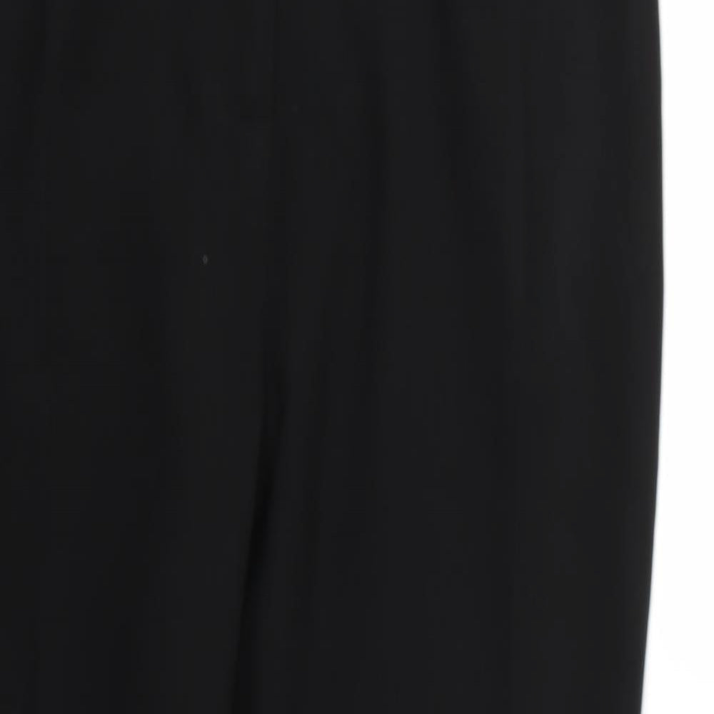 Papaya Womens Black   Trousers  Size 14 L26 in