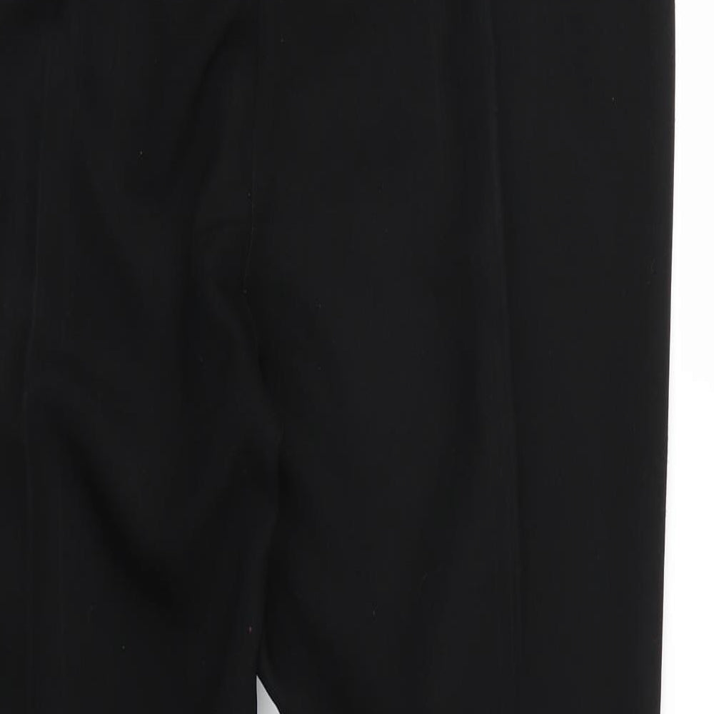 Papaya Womens Black   Trousers  Size 14 L26 in