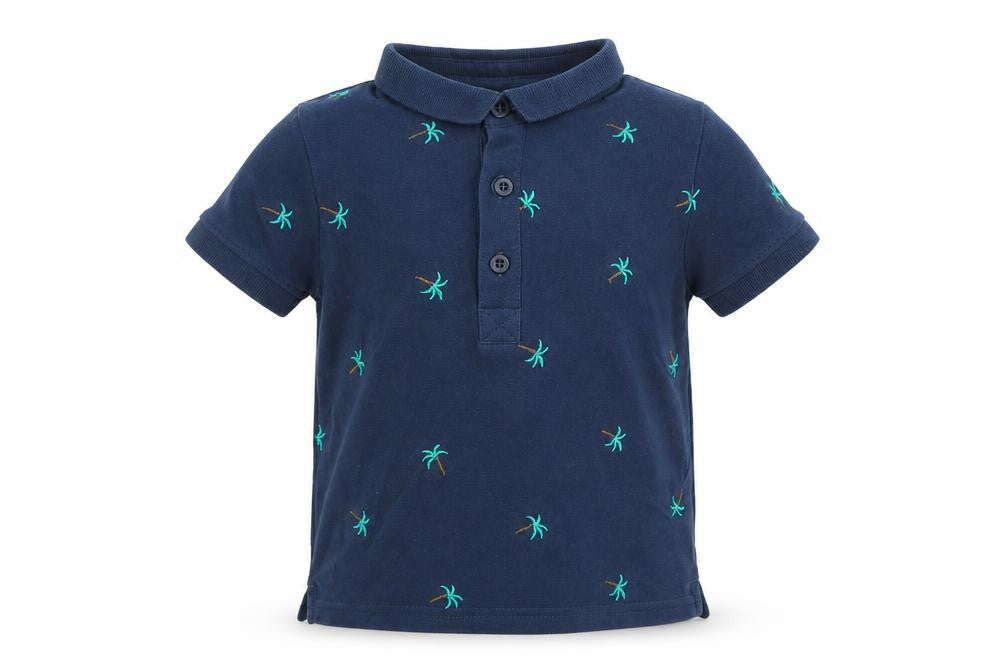 TU Baby Blue   Basic Polo Size 12-18 Months