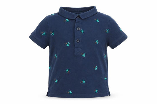 Tu Baby Blue   Basic Polo Size 12-18 Months