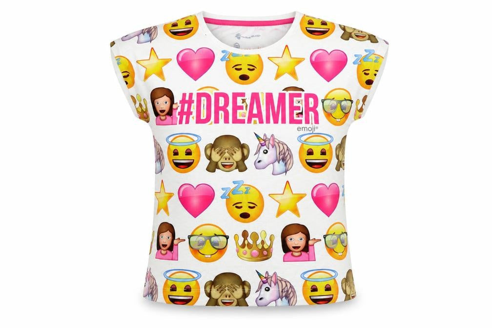 character.com Girls Multicoloured Geometric  Basic T-Shirt Size 11-12 Years