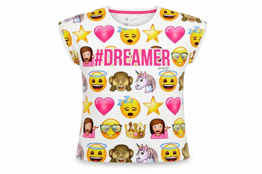 character.com Girls Multicoloured Geometric  Basic T-Shirt Size 11-12 Years