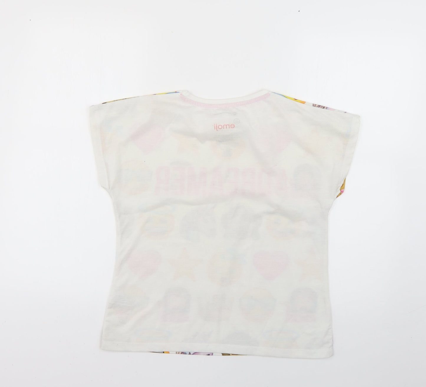 character.com Girls Multicoloured Geometric  Basic T-Shirt Size 11-12 Years
