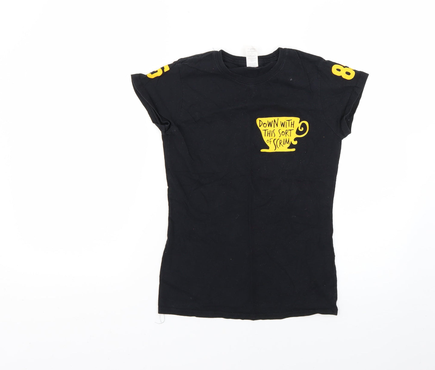 Gildan Womens Black   Basic T-Shirt Size S