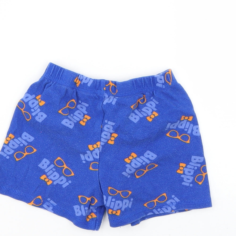 George Boys Blue Geometric   Pyjama Pants Size 3-4 Years