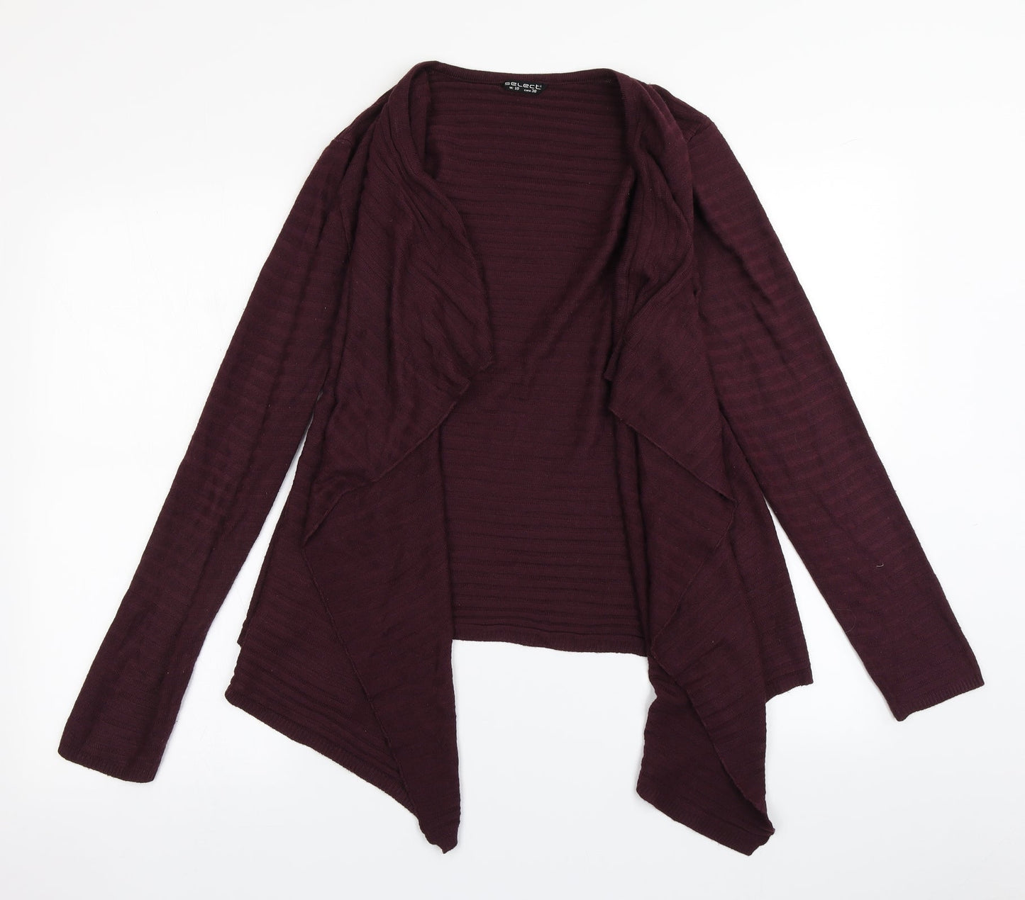 Select Womens Purple  Knit Cardigan Jumper Size 10