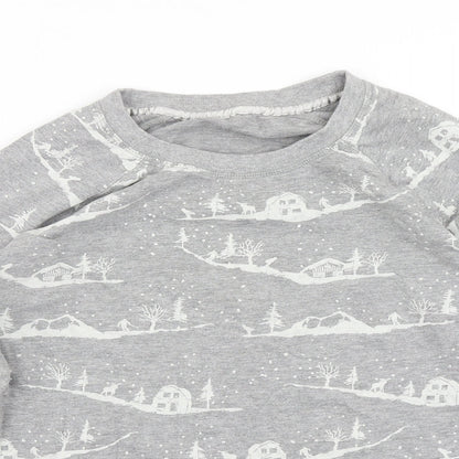 George Womens Grey   Pullover Sweatshirt Size 8