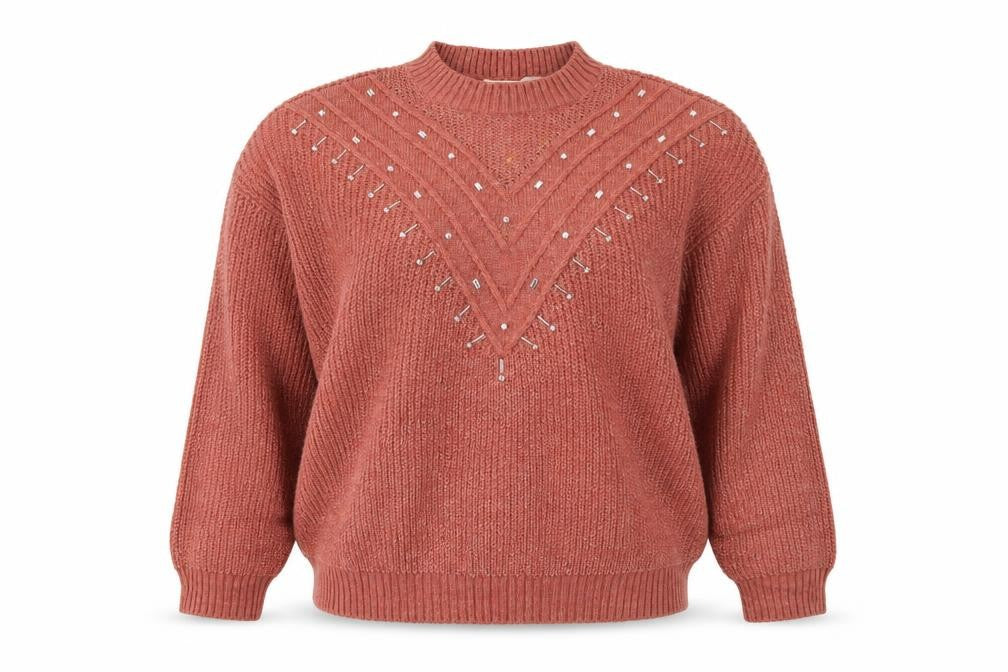 NEXT Womens Brown  Knit Pullover Jumper Size L
