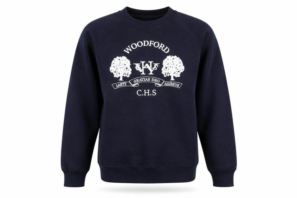 Woodbank Boys Blue   Pullover Sweatshirt Size S