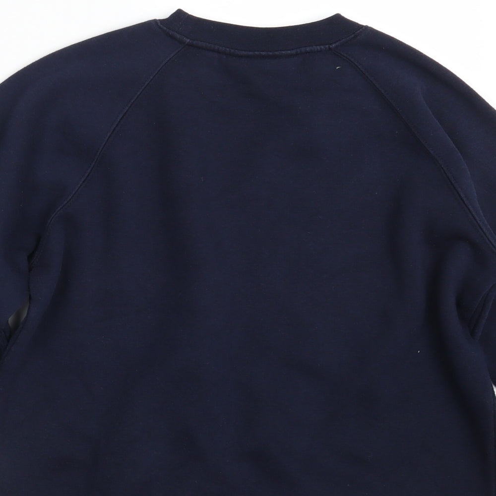 Woodbank Boys Blue   Pullover Sweatshirt Size S
