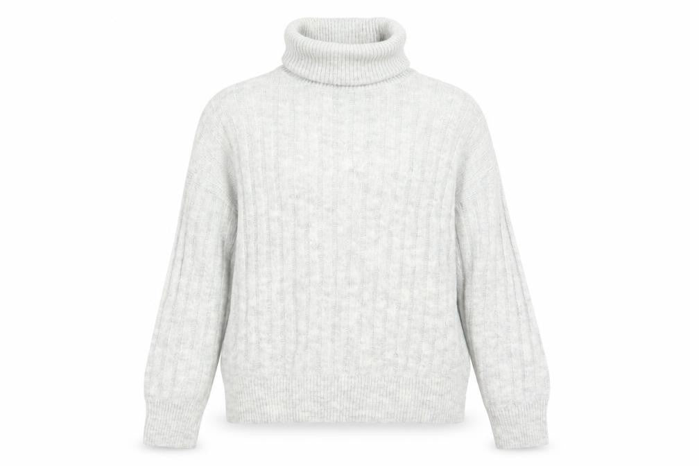 George Womens Grey  Knit Pullover Jumper Size S