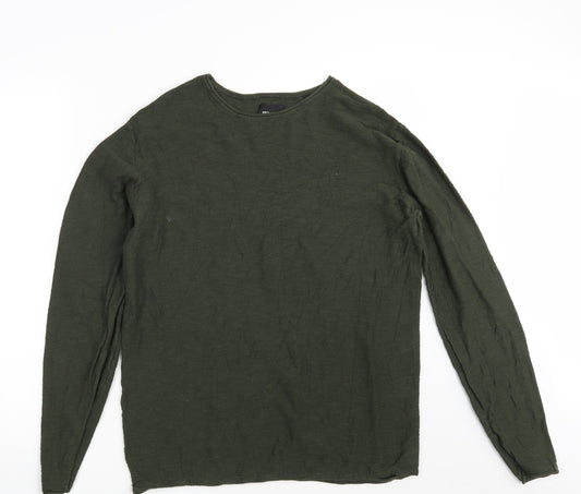 ONLY & SONS Mens Green   Pullover Sweatshirt One Size