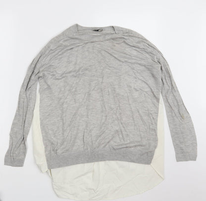 ASOS Womens Grey   Pullover Sweatshirt Size 12