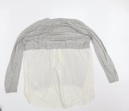 ASOS Womens Grey   Pullover Sweatshirt Size 12