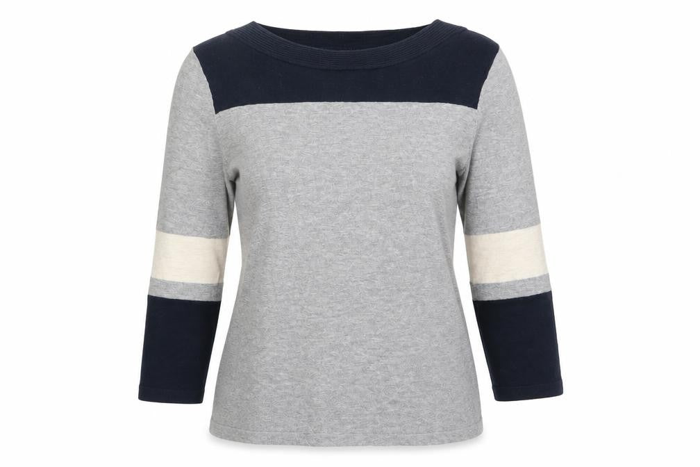 NEXT Womens Grey  Knit Pullover Sweatshirt Size 12