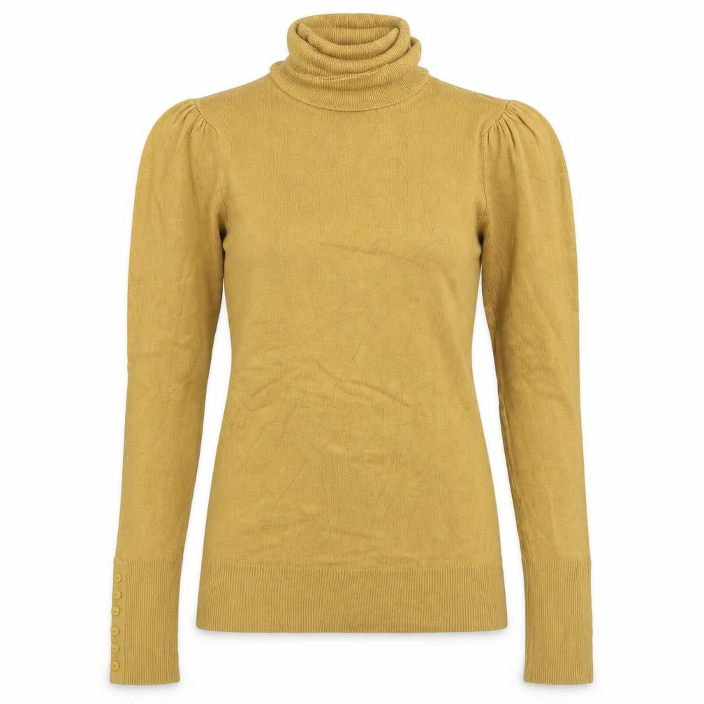 Atmosphere Womens Yellow   Pullover Sweatshirt Size 8