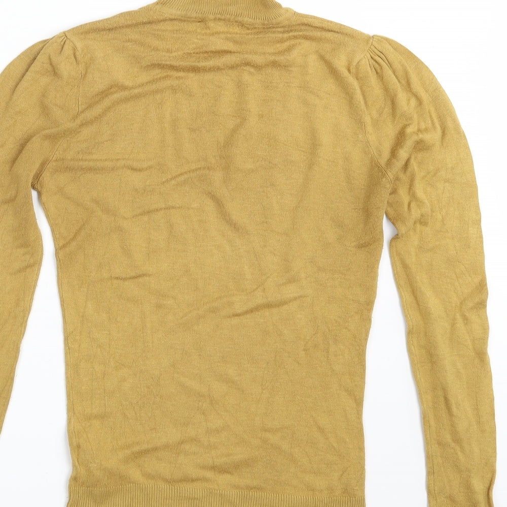 Atmosphere Womens Yellow   Pullover Sweatshirt Size 8