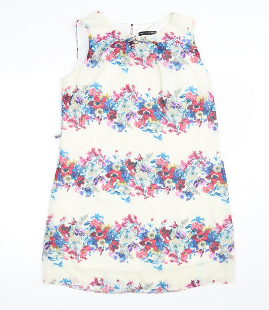 Atmosphere Womens Ivory Floral  A-Line  Size 12
