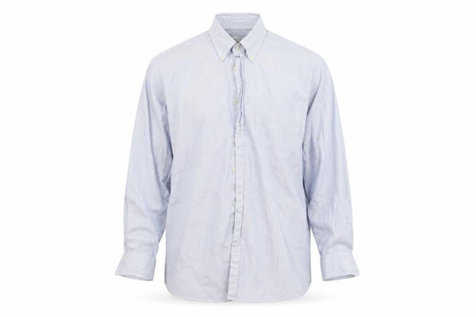 Next Mens Blue Striped   Button-Up Size 16