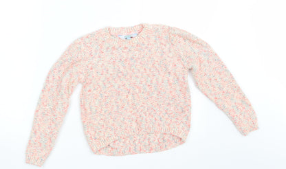 Tilly Womens Orange  Knit Pullover Jumper Size 12