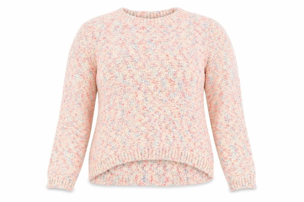 Tilly Womens Orange  Knit Pullover Jumper Size 12
