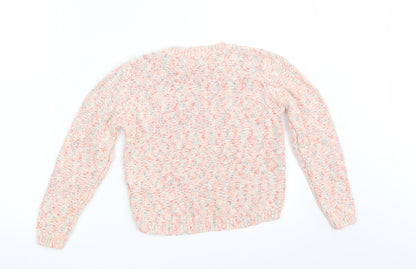 Tilly Womens Orange  Knit Pullover Jumper Size 12