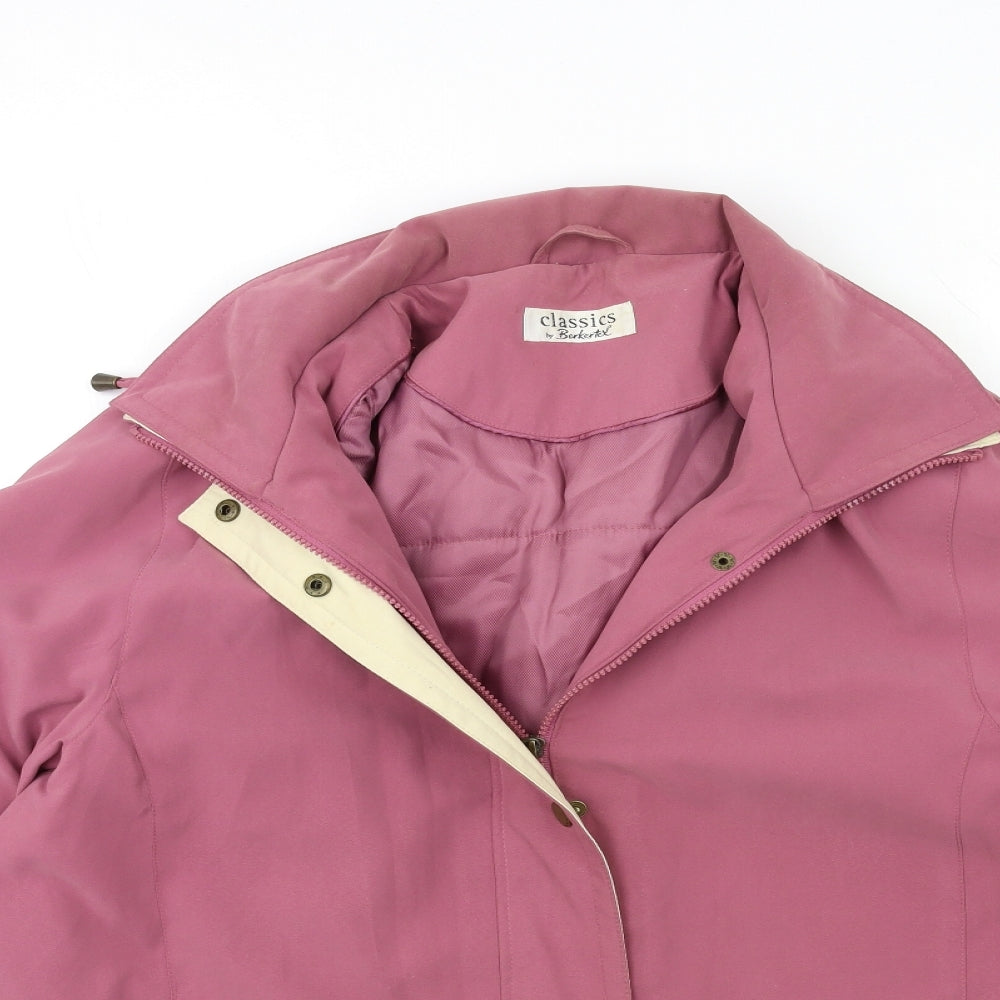 Berkertex Womens Pink   Overcoat Coat Size 14