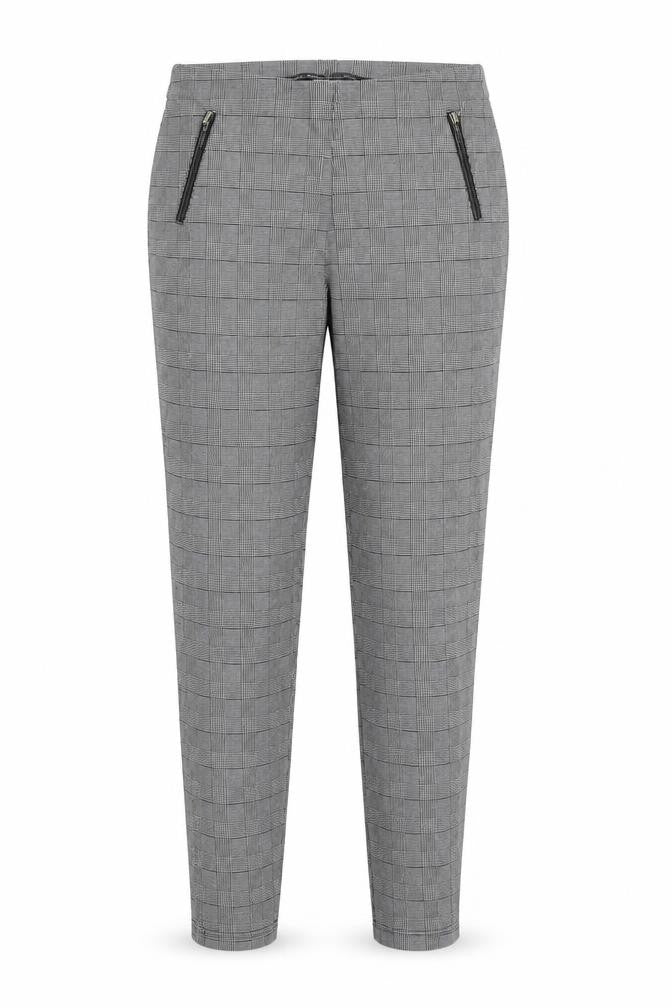 Peacocks Womens Green Check  Trousers  Size 10 L28 in