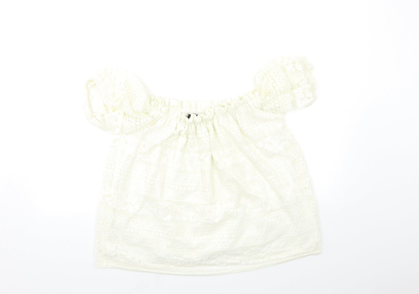 New Look Womens White   Basic Blouse Size 12