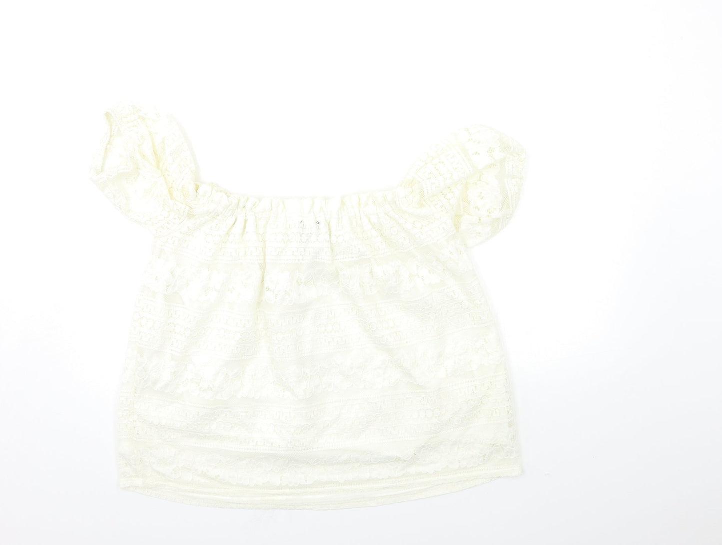 New Look Womens White   Basic Blouse Size 12