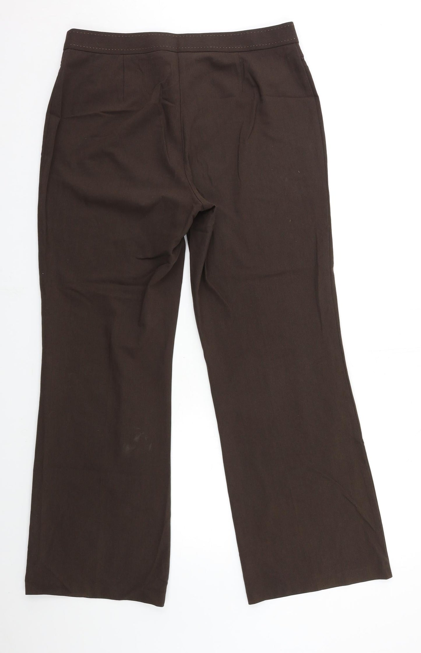 Marks and Spencer Womens Brown   Trousers  Size 16 L31 in