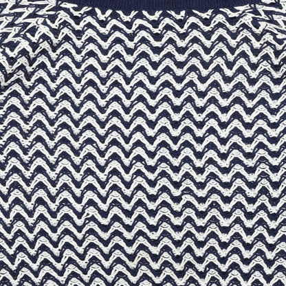 Preloved Per Una Womens Black Geometric Knit Pullover Jumper Size 16 - Label