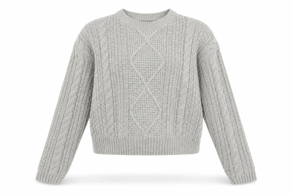 Atmosphere Womens Grey  Knit Pullover Jumper Size 6