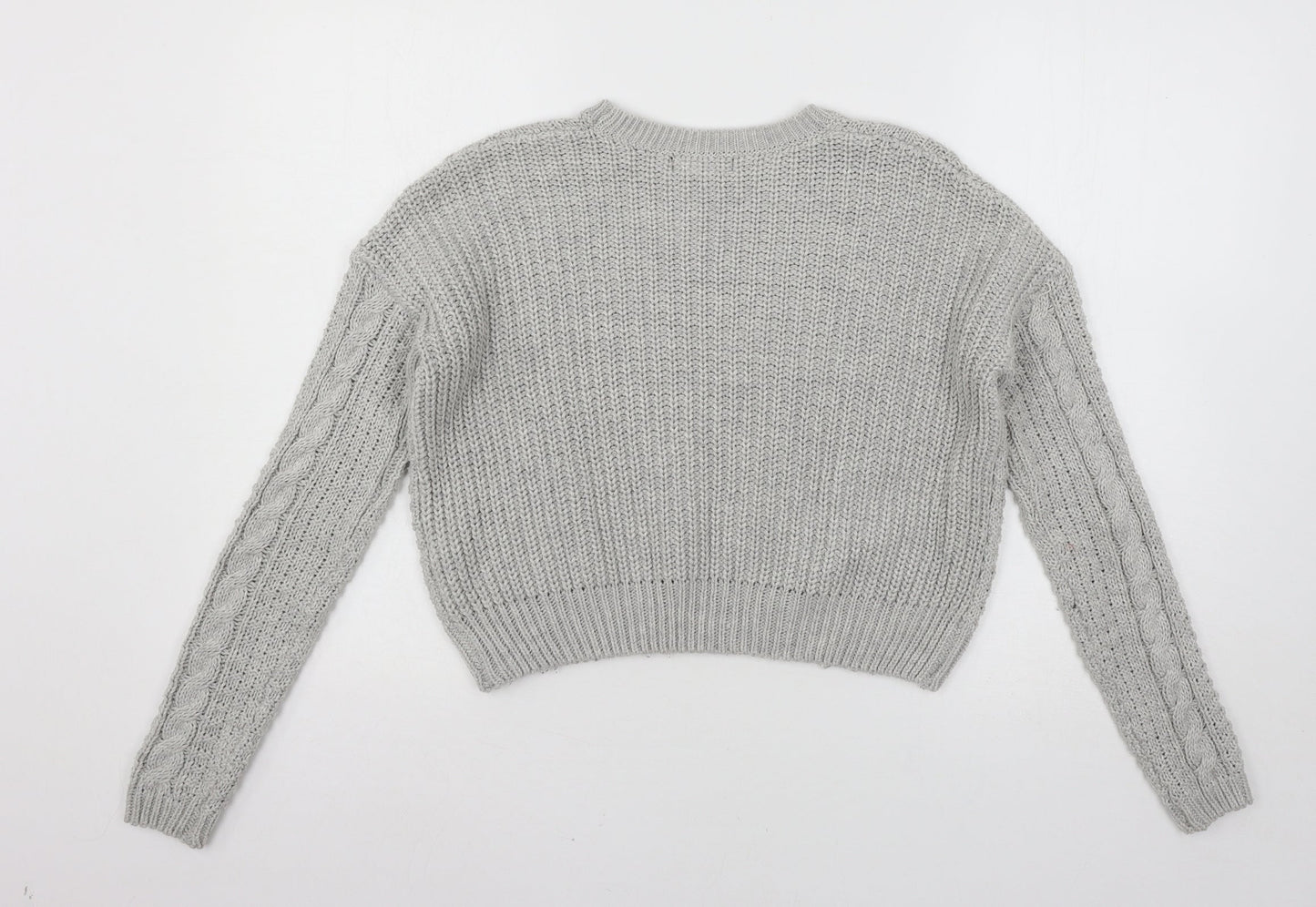 Atmosphere Womens Grey  Knit Pullover Jumper Size 6