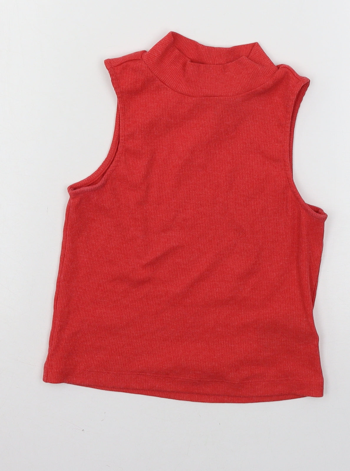 Divided Womens Red  Jersey Basic T-Shirt Size XS