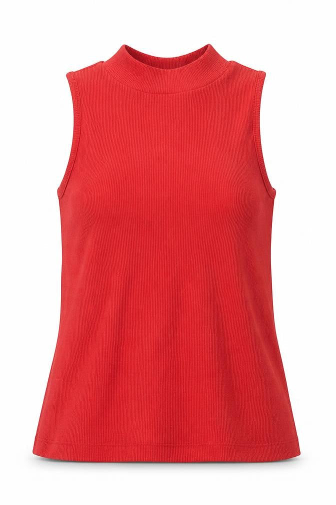 Divided Womens Red  Jersey Basic T-Shirt Size XS