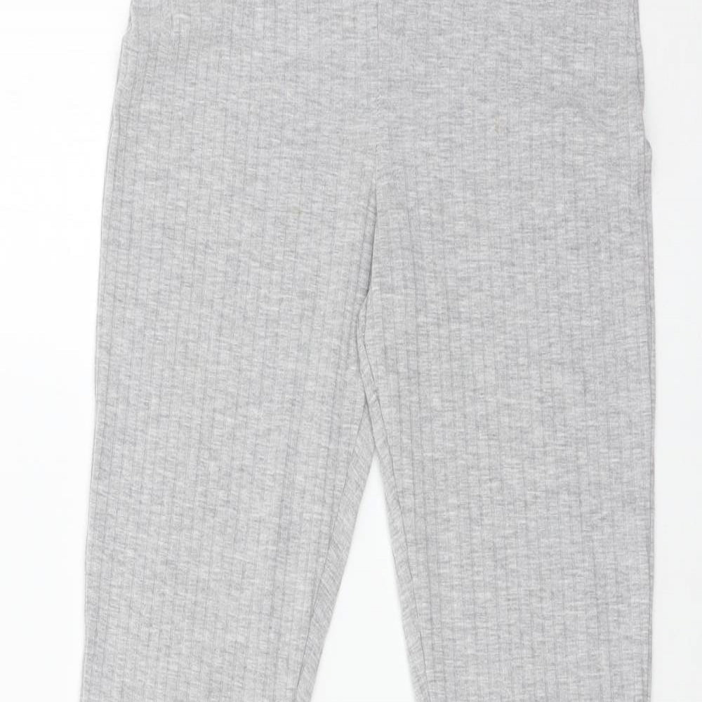 Misspap Womens Grey  Jersey Trousers  Size 8 L32 in