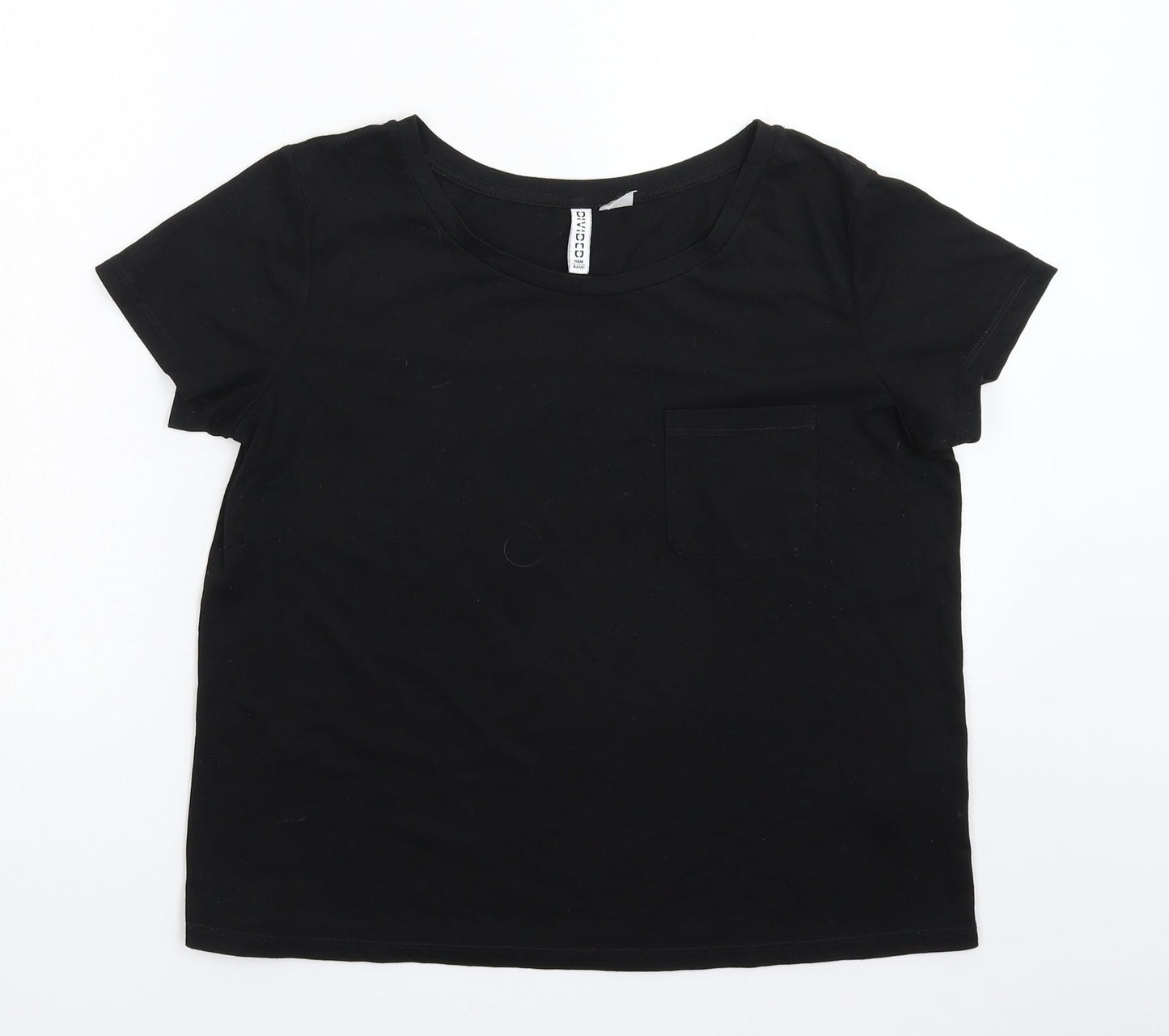 Divided Womens Black   Basic T-Shirt Size S