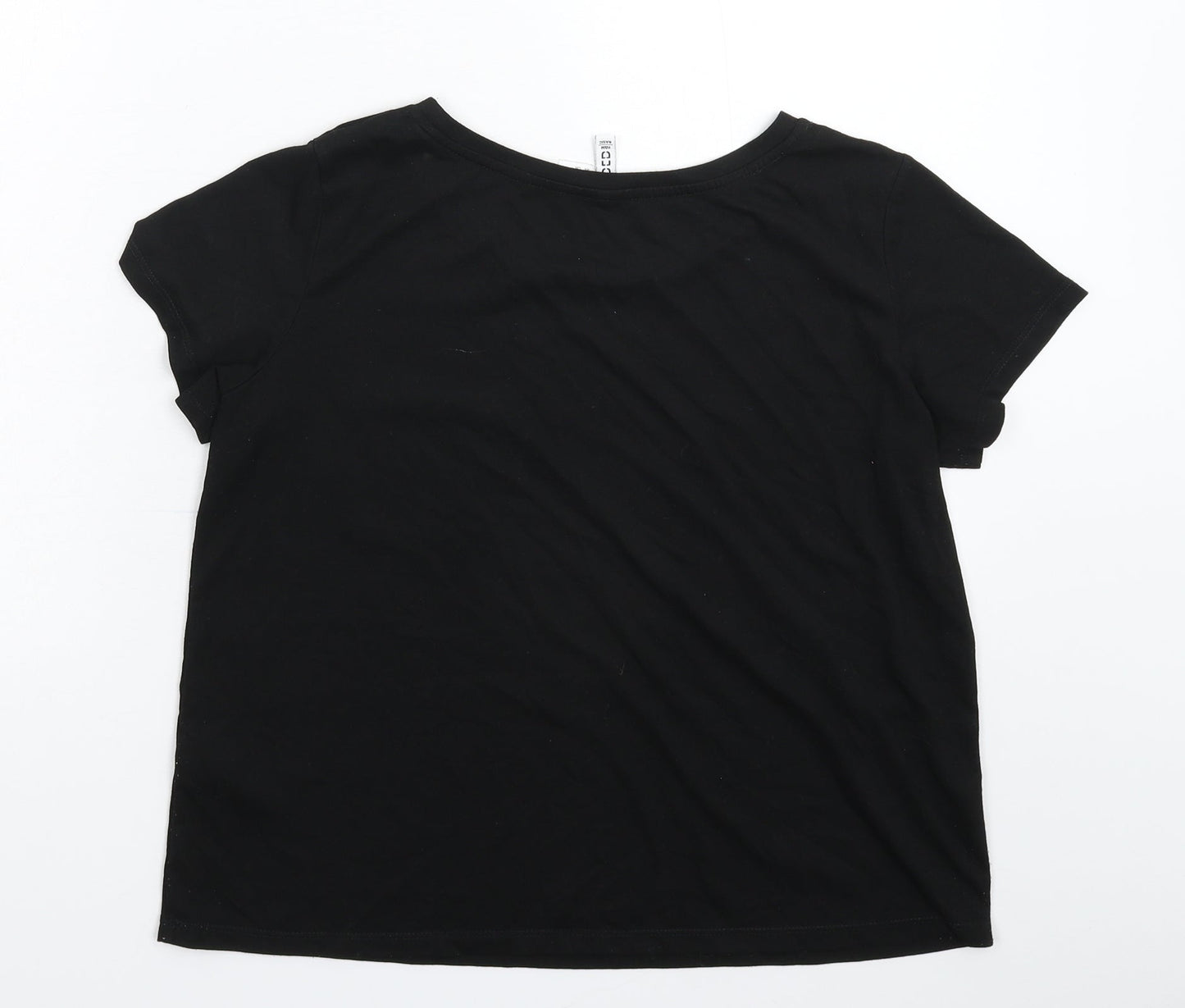 Divided Womens Black   Basic T-Shirt Size S