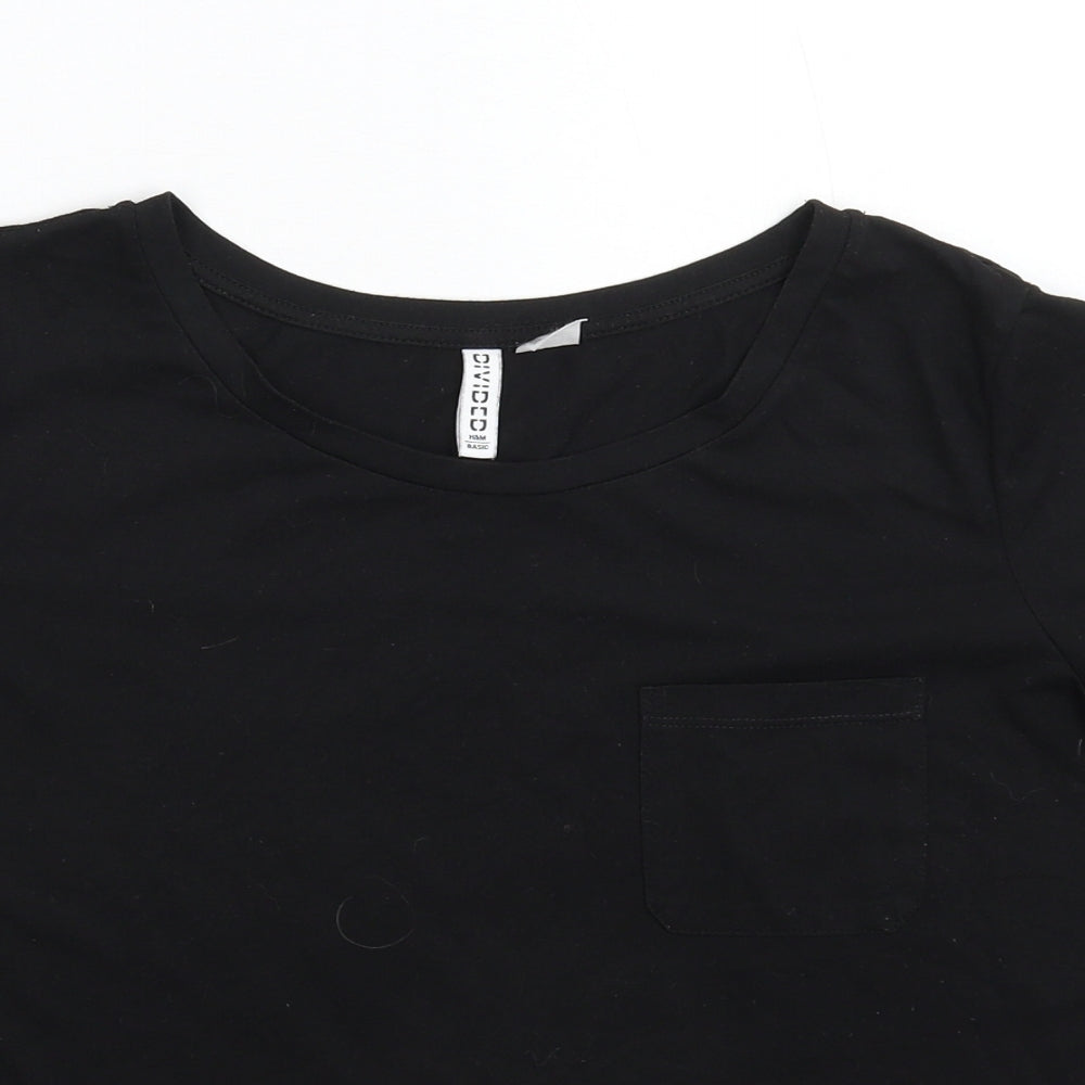 Divided Womens Black   Basic T-Shirt Size S