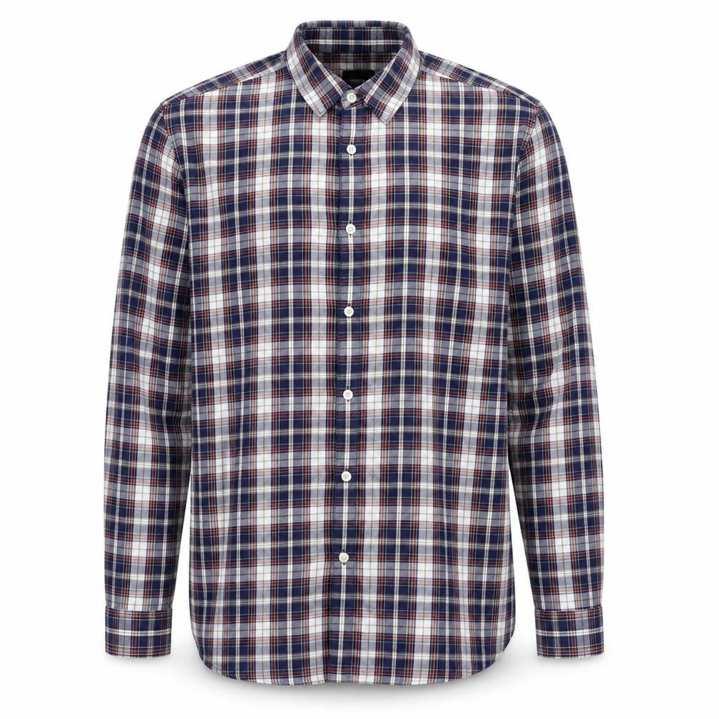 Burton Mens Multicoloured Check   Button-Up Size L