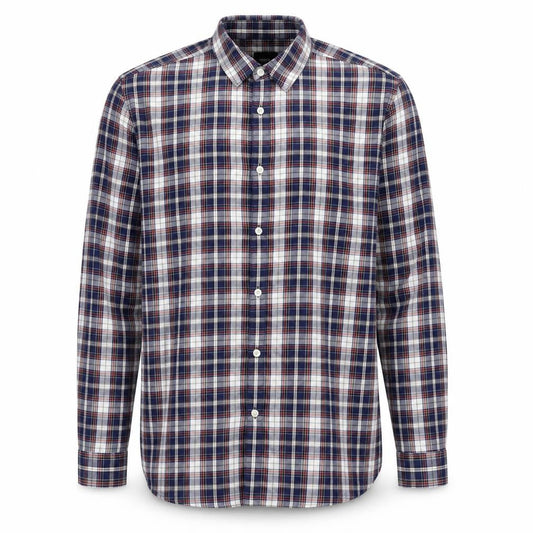 Burton Mens Multicoloured Check   Button-Up Size L