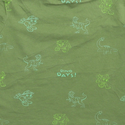 George Girls Green   Basic T-Shirt Size 2-3 Years