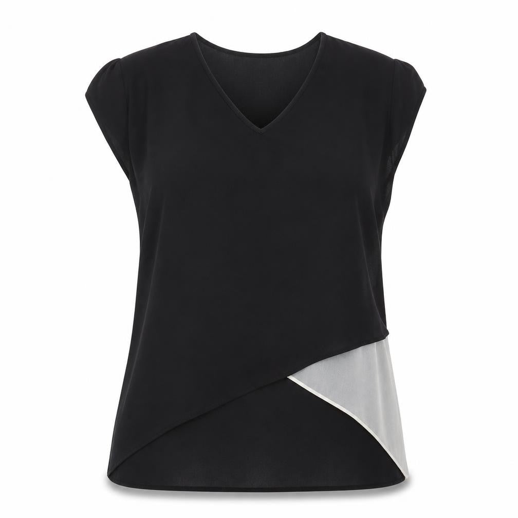 Kelso Womens Black   Basic Blouse Size 12