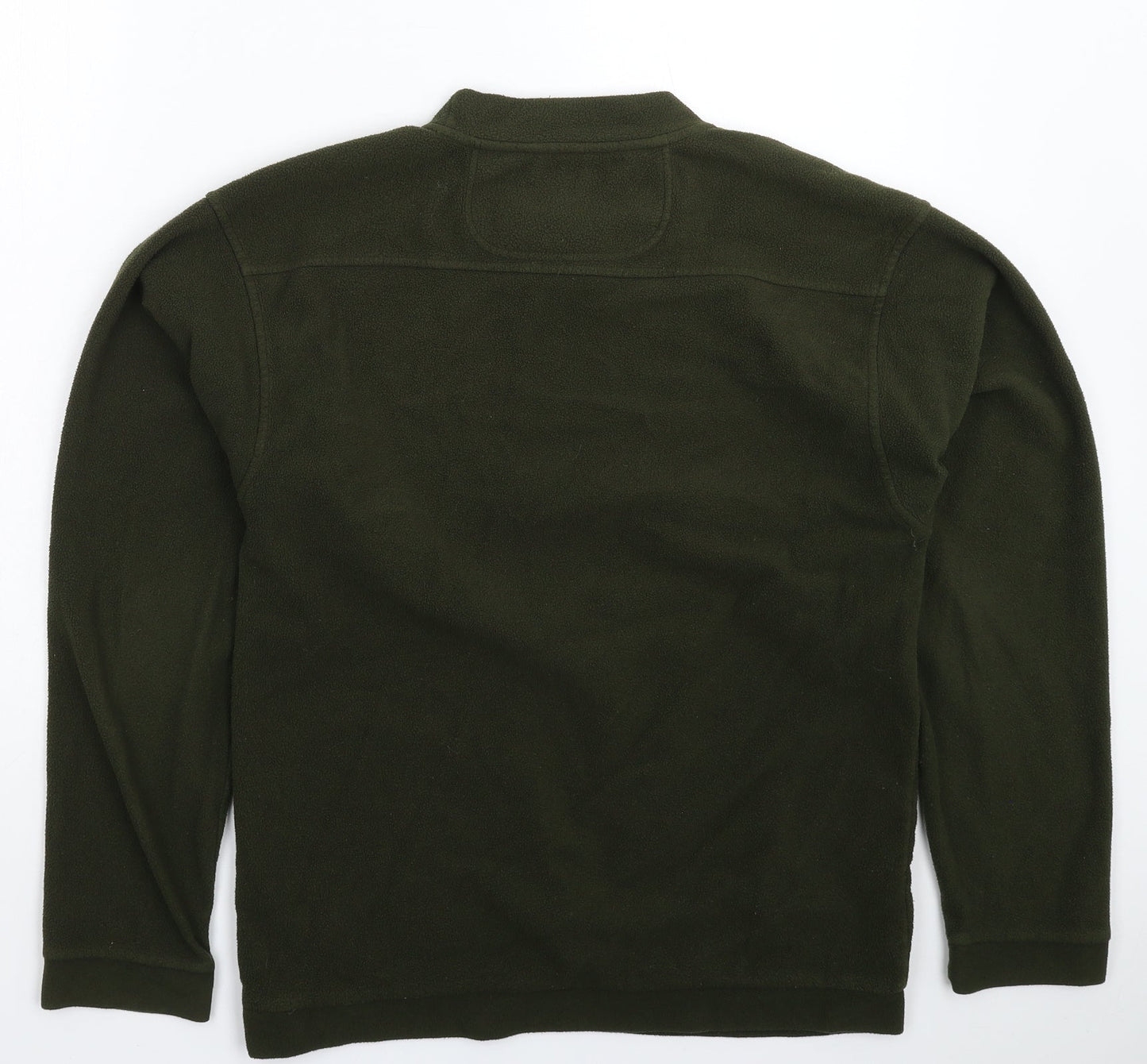 Jack Orton Mens Green  Fleece Pullover Sweatshirt Size S