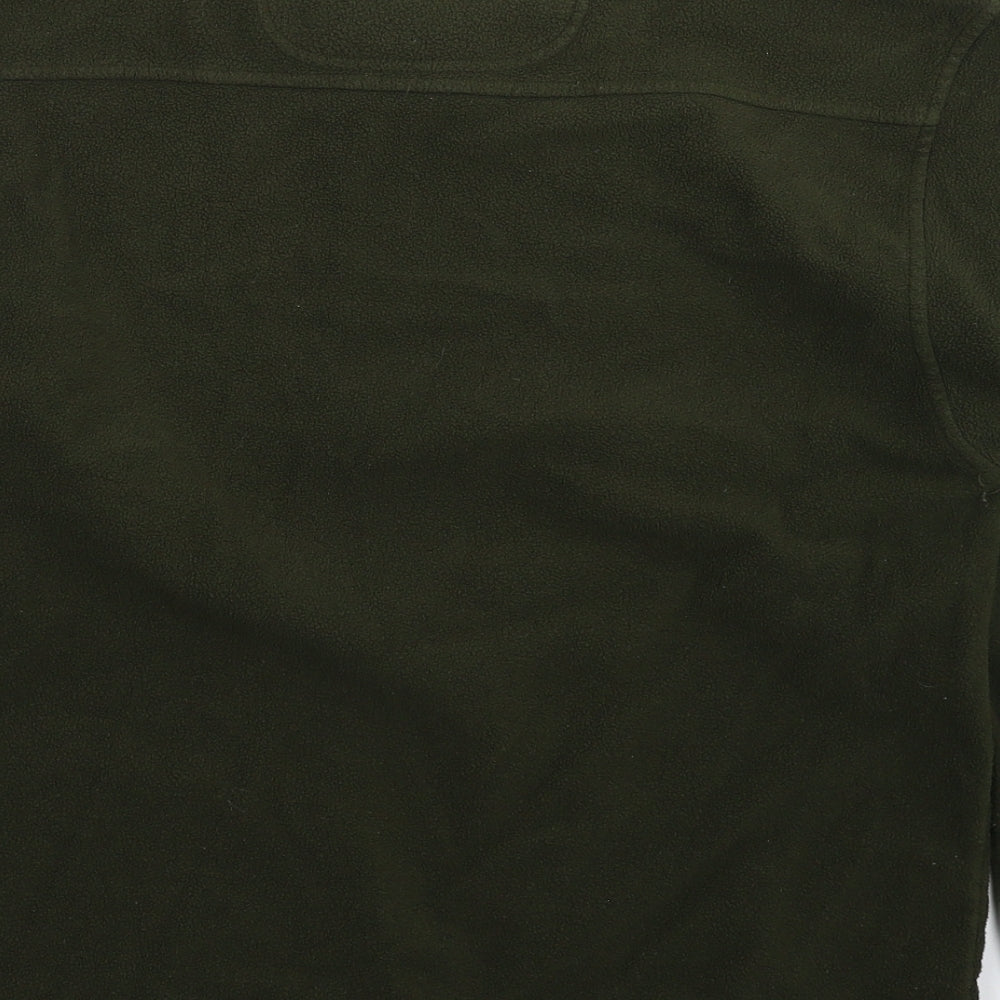 Jack Orton Mens Green  Fleece Pullover Sweatshirt Size S