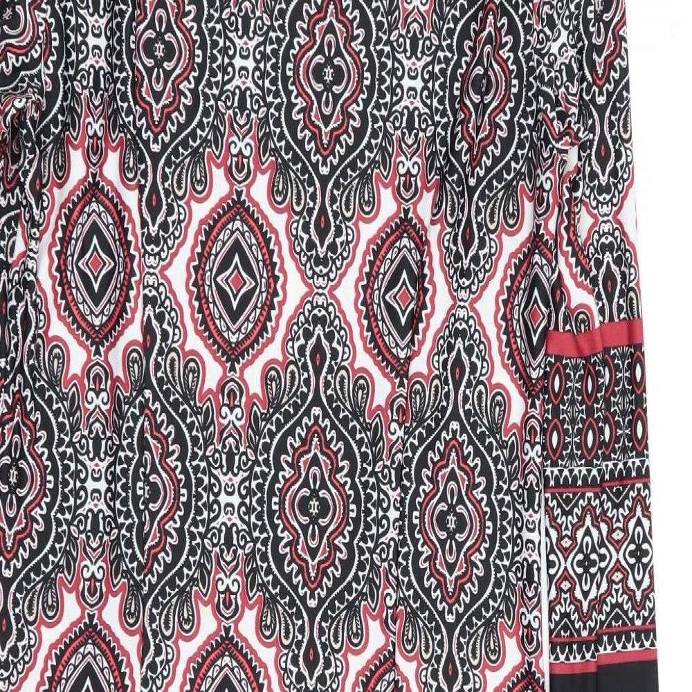 Primark Womens Multicoloured Geometric  Fit & Flare  Size 8